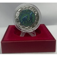 Austria 2014 Bimetallic 25 Euro Coin Niobium Evolution