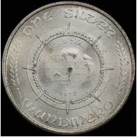 United States 1973 Silver 1 Ounce Mundinero Wade-Ventures Issues