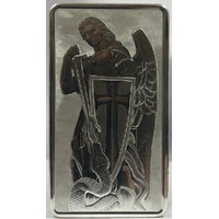 Scottsdale Mint Silver 10 Ounce Minted Bullion Bar Archangel Michael