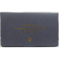2001 Centenary of Federation Silver Medallic First Day Cover