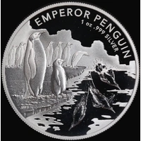 2023 Silver 1 Ounce Uncirculated Coin Emperor Penguin