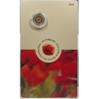 2025 2 Dollar Uncirculated Coin C Mintmark Remembrance 80 Years