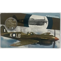 2021 50 Cent Uncirculated Coin Curtiss P-40 Kittyhawk Ex Set