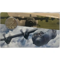 2021 50 Cent Uncirculated Coin Lockheed C-130 Hercules Ex Set