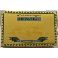 2005 Gold 1 Ounce Proof Coin & Nugget Prospector Set