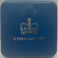 Tristan da Cunha 1977 Silver 25 Pence Proof Coin Jubilee Commemorative