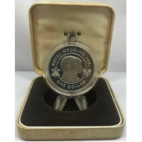 Bermuda 1981 Silver 1 Dollar Proof Coin Royal Wedding