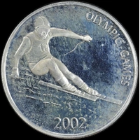 Turkey 2001 Silver 10,000,000 Lira Proof Coin Olympic Skier