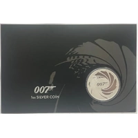 Tuvalu 2020 Silver 1 Ounce Uncirculated Coin James Bond 007