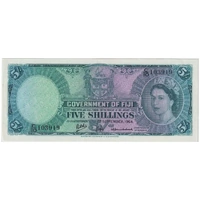 Fiji 1964 Five Shillings P# 51d about Unc