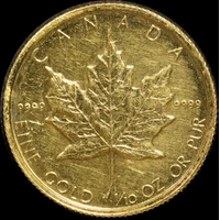 Canada 1989 Gold 1/10oz Maple Leaf KM#135 Uncirculated