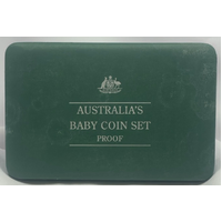 Australia 2000 Baby Proof Coin Set Millennium Flag Damaged Packaging
