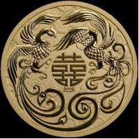 2026 Gold 1 Ounce Uncirculated Coin Double Phoenix