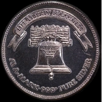 United States 1982 Silver 1 Ounce Round Liberty Bell