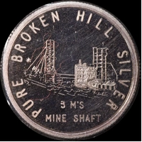 Silver Medallion Undated Broken Hill - South Mine