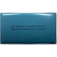 United States 1976 Silver Medallic First Day Cover National Bicentennial