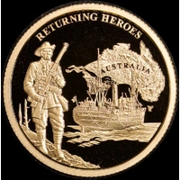 Gold Medal Returning Heroes Ex Macquarie Mint First World War Collection