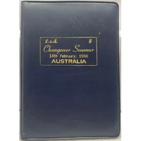 Australia 1966 Changeover Souvenir Blue Wallet Pre-Decimal and Decimal Set