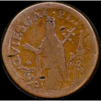 Ireland ca1678 Copper St Patrick's Halfpenny S# 6569 Very Good