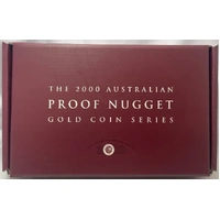2000 Gold 5 Coin Proof Set Kangaroo Nuggets