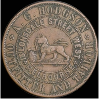 1860 Hodgson A.G Penny Token A254 Very Fine