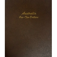 Complete Date Set of Australian 2 Dollar Coins 1988 to 2008 Uncirculated in Dansco Supreme Album