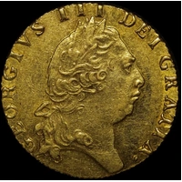 1795 Gold Guinea George III S# 3729 good VF