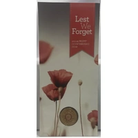 2015 2 Dollar Counterstamped Coin Lest We Forget Uncirculated
