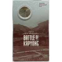 2026 50 Cent Uncirculated Coin Battle of Kapyong
