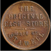 Crothers ca1862 Halfpenny Token about VF