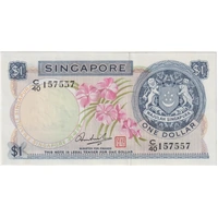 Singapore 1972 1 Dollar P#1d Uncirculated