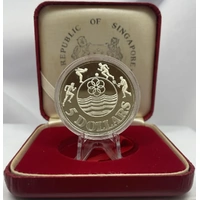 Singapore 1983 Silver Proof 5 Dollars SEA Games
