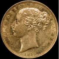 1848 Gold Sovereign Victoria S# 3852C good EF