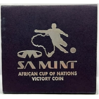 South Africa 1996 Silver 2 Rand Proof Coin African Cup of Nations