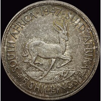 South Africa 1947~1964 Set of 18 Silver Crowns good EF to Unc