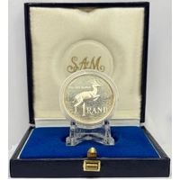 South Africa 1990 Silver 1 Rand Proof Coin 