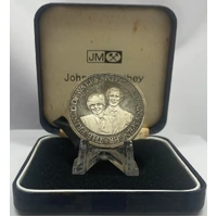 1981 Silver Medallion Matthey Garrett Royal Wedding