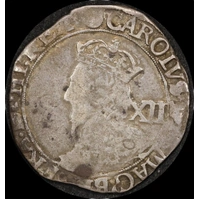1643 ~ 1646 Silver Shilling Charles I Group F S#2800 Fine