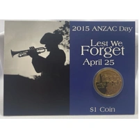 2015 1 Dollar Uncirculated Coin ANZAC Day