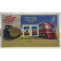 2017 1 Dollar PNC Trans Australian Railway Centenary Perth Stamp& Coin Show