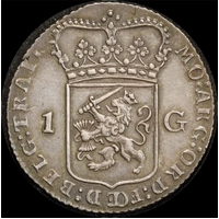 Netherlands (Utrecht) 1793 Silver Gulden Extremely Fine