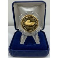1986 Gold Half Ounce Proof Coin Hand of Faith Nugget