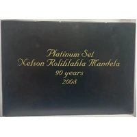 Mint of Norway 2008 Platinum Gold Medal Set Nelson Mandela 90 Years