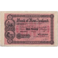 Bank of New Zealand 19-- 1 Pound Unissued Specimen Extremely Fine