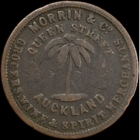 Morrin Undated Copper Penny A# 387 Very Good