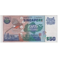 Singapore 1976 50 Dollars P# 13a Very Fine