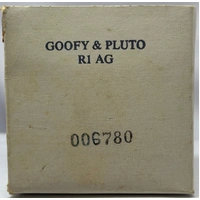 Rarities Mint 1988 Silver 1oz Proof Round Goofy and Pluto 