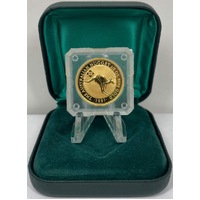 1997 Gold Half Ounce Unc Coin Kangaroo Nugget Unc - Fok Privy Mark