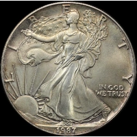 United States 1987 Silver 1 Ounce Eagle Uncirculated
