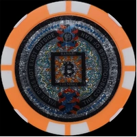 2016 1 BTC Bitcoin Satori Poker Chip NGC MS70
